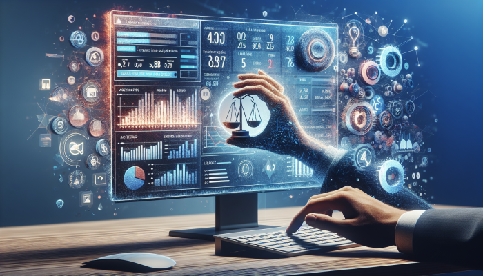Debt Consolidation Calculators for Effective Financial Management | DCL An individual comparing interest rates from various lenders using a computer, with graphs and charts visible on the screen.