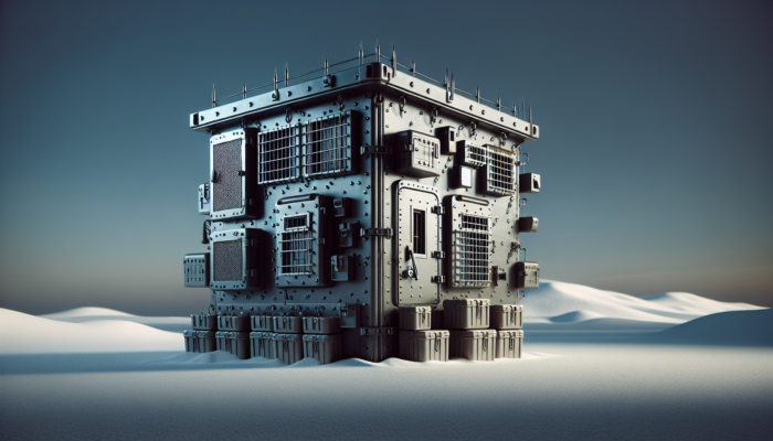 A fortified home with reinforced doors, windows, security bars, and robust locks, symbolizing safety in a survival scenario.