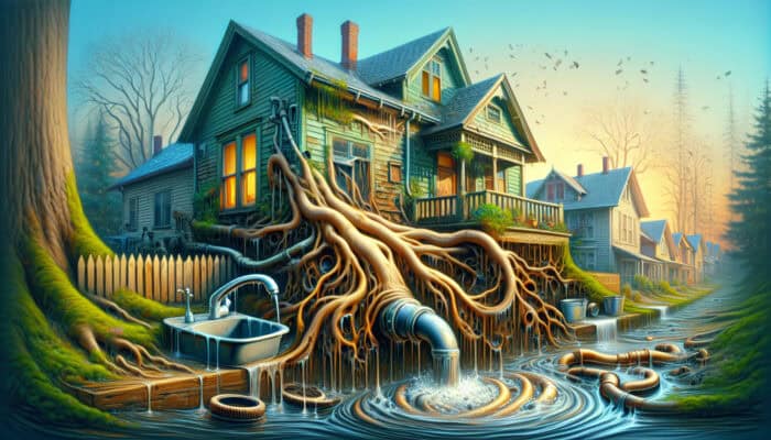 A South Vancouver neighbourhood with tree roots invading old pipes and kitchen sinks obstructed by grease.