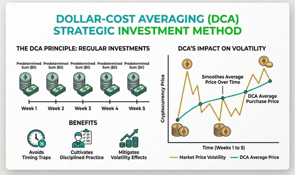 Dollar-Cost Averaging in Cryptocurrency: A Brief Overview