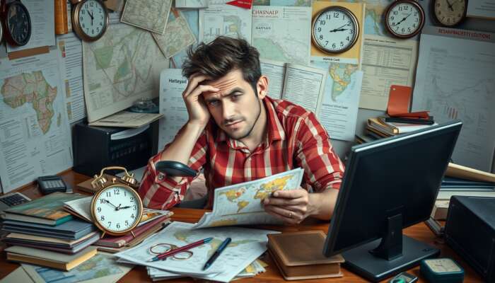 Traveller evaluating Belize trip options, logistics, and accommodation choices while planning the ideal base