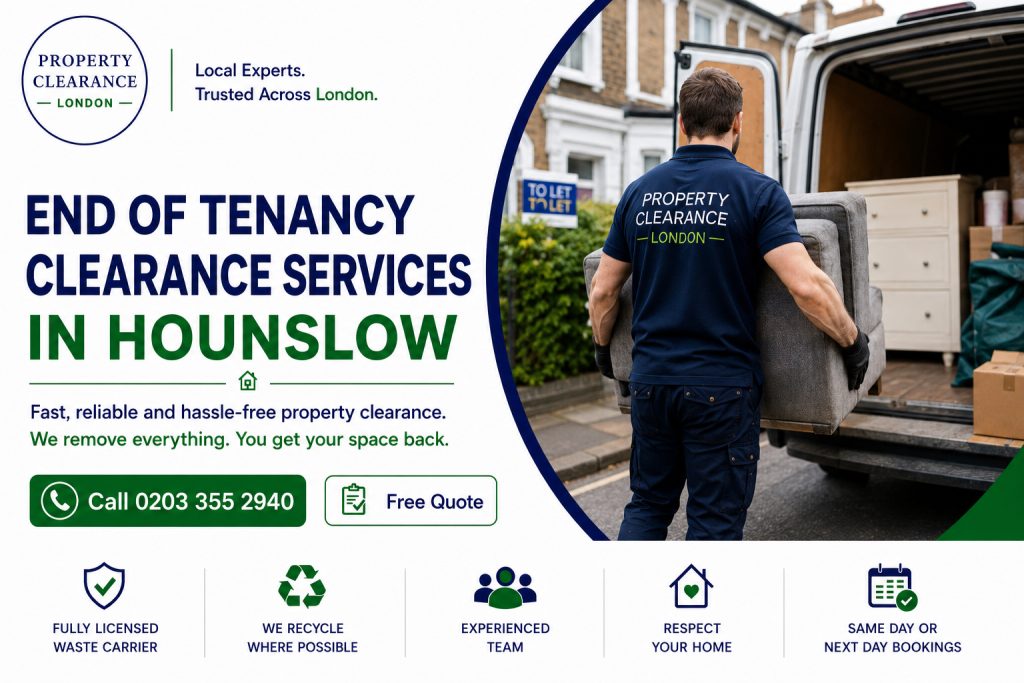 End of Tenancy Clearance Services in Hounslow Available